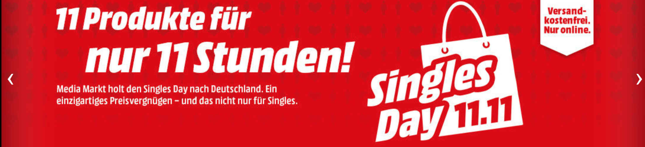 Singles Day Angebote